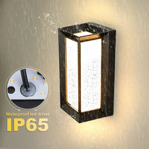 applique murale led étanche pour extérieur jardin patio - vue 3 sur 7