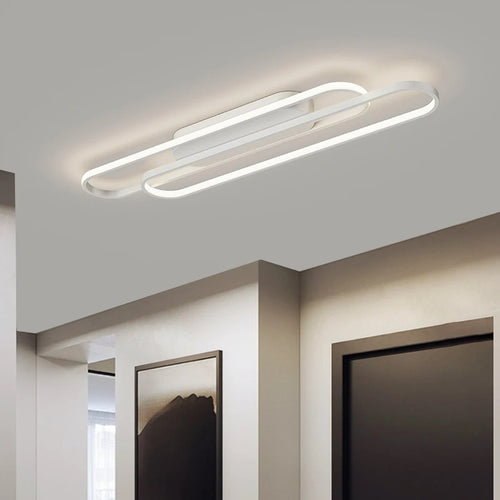 plafonniers modernes minimaliste ultra-minces pour entrée nordique