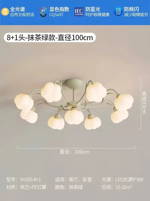 plafonnier nordique personnalisé pour chambre enfant lumineuse et colorée - vue 12 sur 12