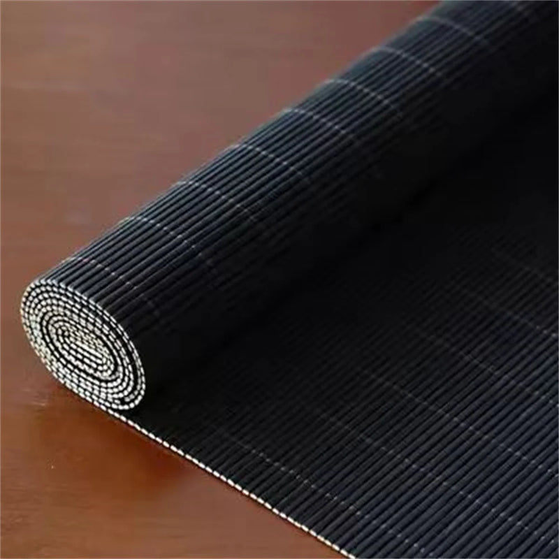 Store enrouleur bambou perlé style japonais salon chambre