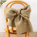 Chemin de table jute beige style rustique ferme