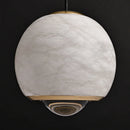 lustre de luxe en marbre naturel pour décoration de restaurant