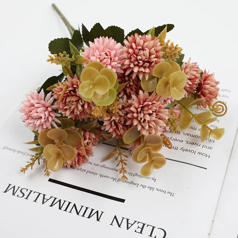 bouquet de fleurs artificielles décoratif pour intérieur et événements - vue 18 sur 25