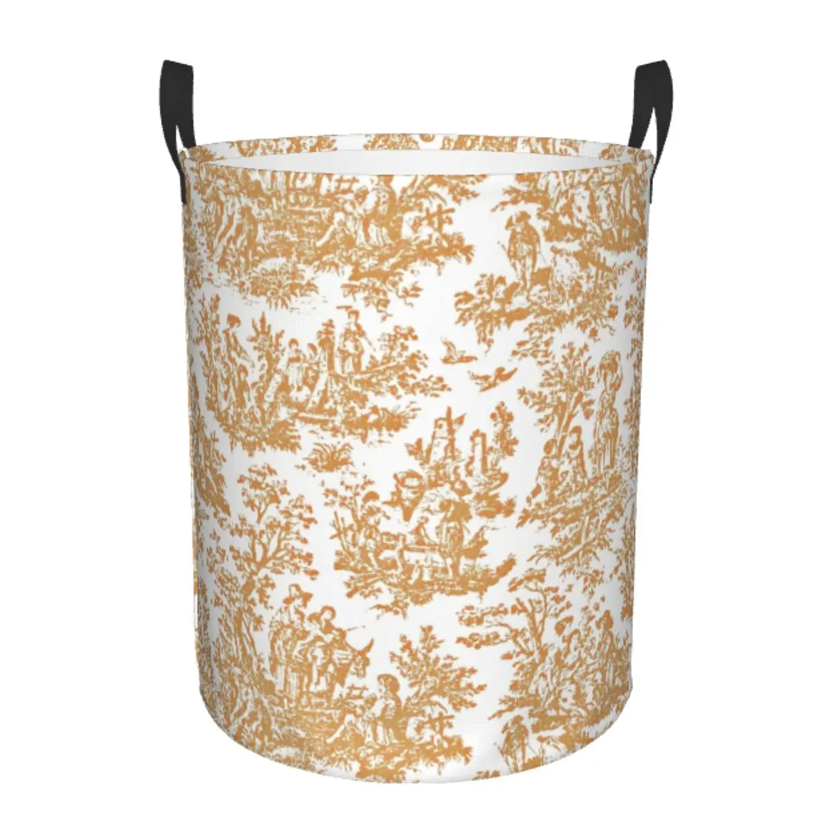 panier à linge pliable personnalisé classique en toile de jouy pour jouets - vue 18 sur 29