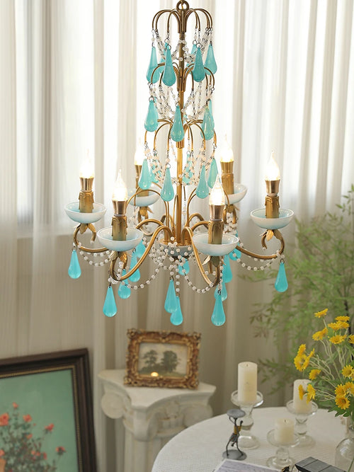 lustre créatif en forme de goutte pour décoration moderne - vue 4 sur 7