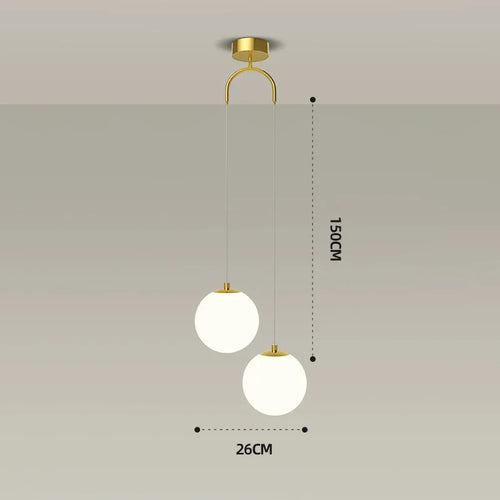 lampe suspendue nordique pour décoration intérieure