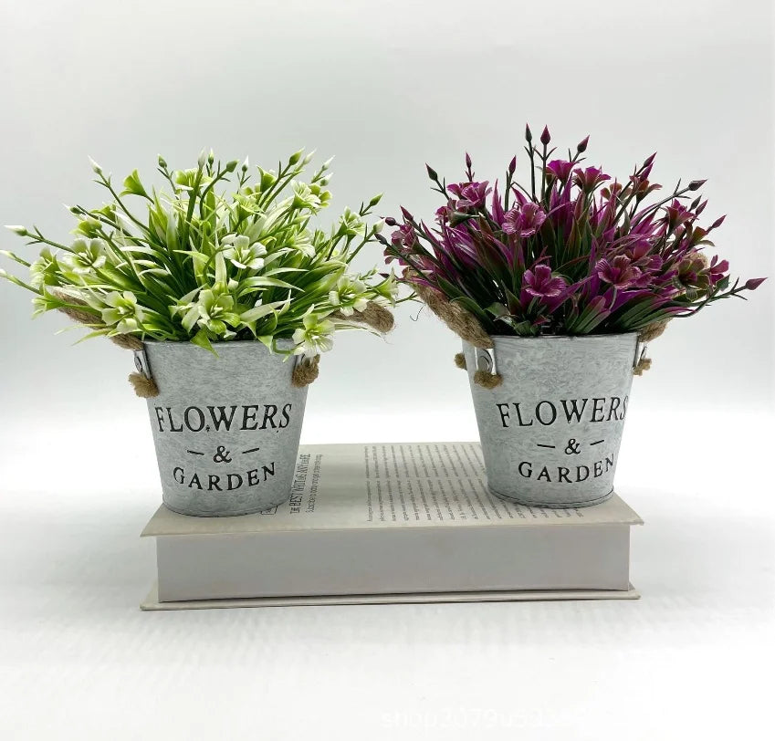 faux bonsaï en pot plante artificielle pour décoration intérieure - vue 4 sur 11