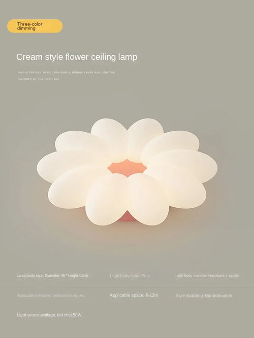 lustre créatif à pétales pour un éclairage chaleureux et apaisant - vue 24 sur 24