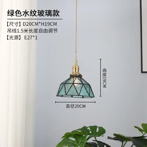 lustre nordique en verre design pour décoration intérieure moderne - vue 8 sur 8