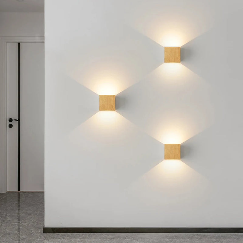 applique murale Moderne 6W LED lumière intérieure minimaliste applique salon chambre couloir éclairage décor applique murale en aluminium Luminaire