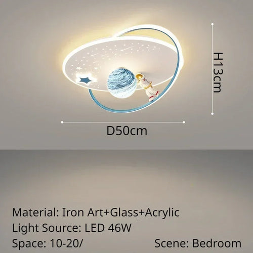 Plafonnier pour enfants Plafonds LED modernes Lustre pour chambre d'enfant Lumières Décoration de la maison Éclairage de chambre de filles et de garçons2023 - vue 10 sur 12