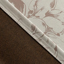 Rideau occultant motifs floraux style chinois chambre salon