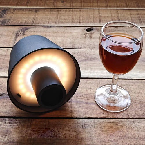 lampe de bouteille de vin sans fil portable pour bars et événements - vue 4 sur 9