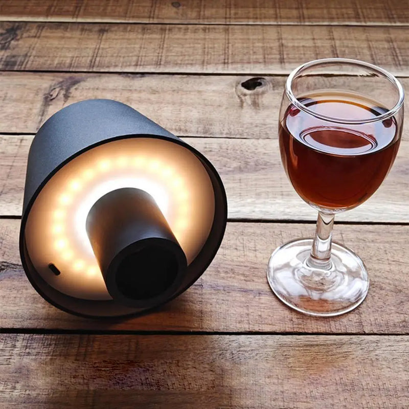 lampe de bouteille de vin sans fil portable pour bars et événements