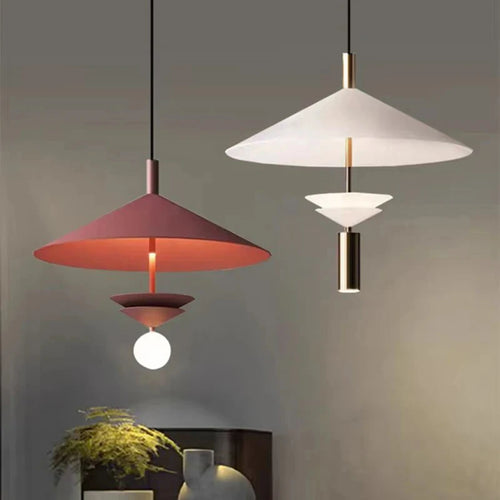 lustre en métal 	 style 3000k avec fil réglable - vue 3 sur 14
