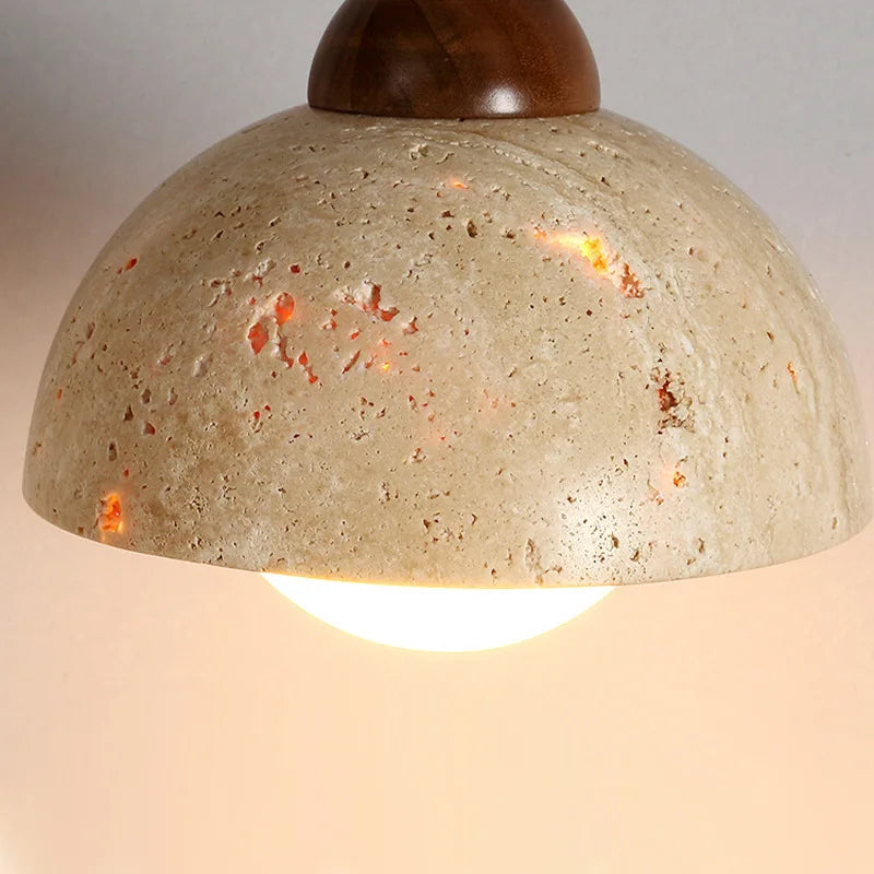 suspension sandyha rétro led créative petite pierre trou - vue 6 sur 15