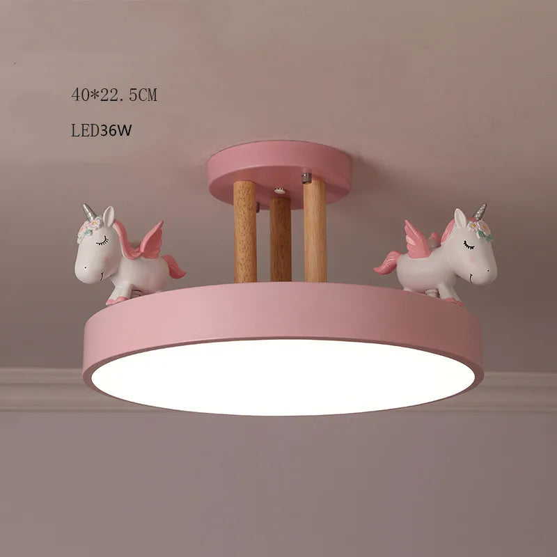 plafonnier led coloré pour chambre d'enfant décoration lumineuse sécurisée