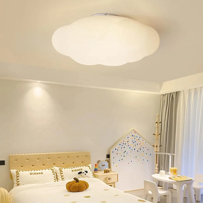 plafonnier led moderne en forme de nuages pour ambiance décorative