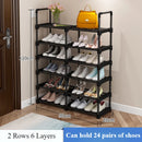 étagère à chaussures amovible multicouche pour rangement pratique