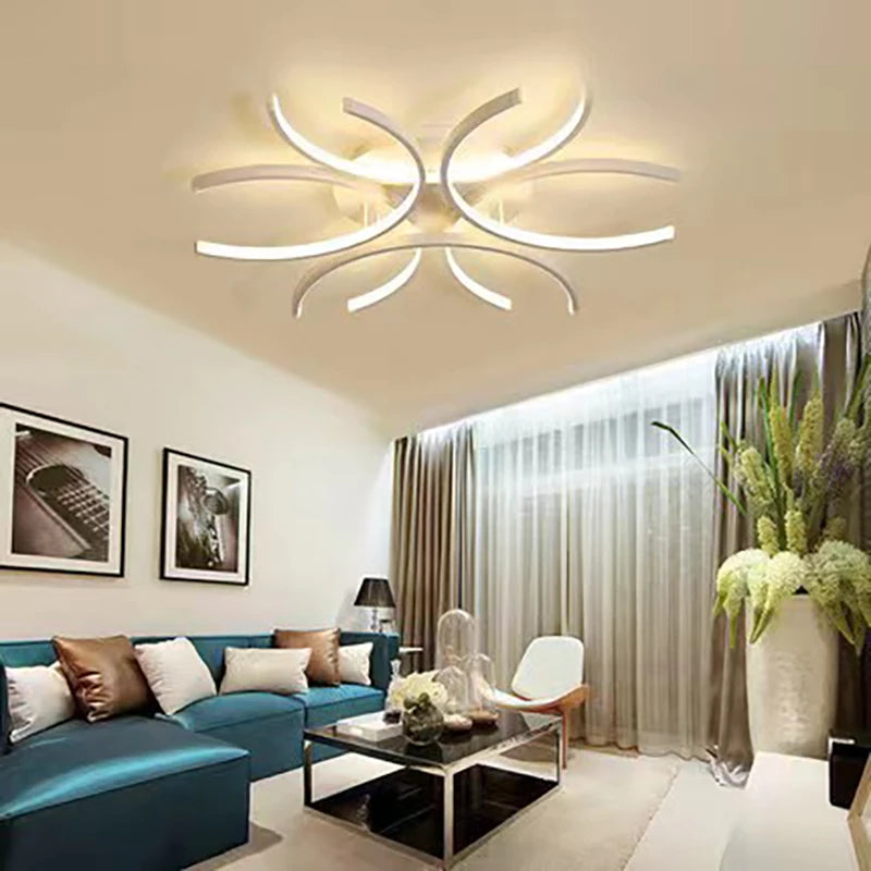 Lustre LED Moderne Nordique Loft Salon Cuisine - vue 4 sur 7