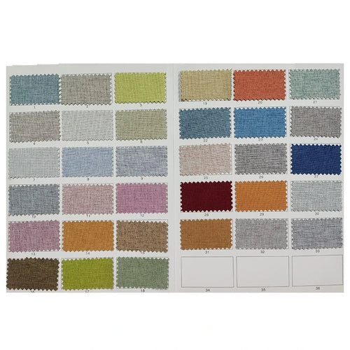 Rideau occultant sur mesure extra long style lin - vue 8 sur 11