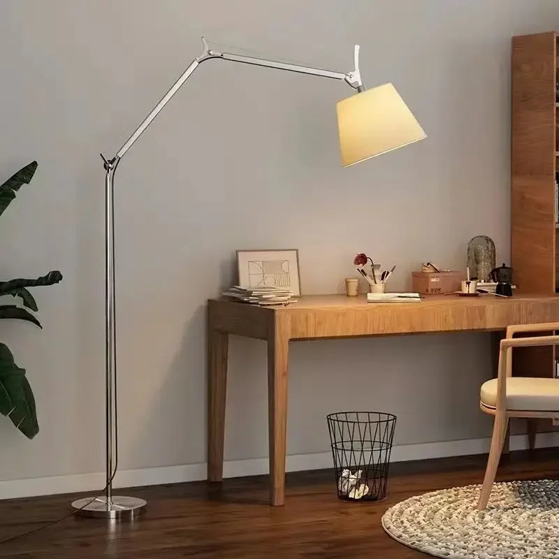 lampe de sol italienne réglable pour lecture et détente - vue 6 sur 9
