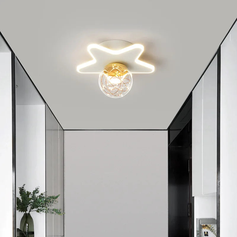 Plafonnier moderne à LEDs pour salon salle à manger chambre couloir balcon décor à la maison