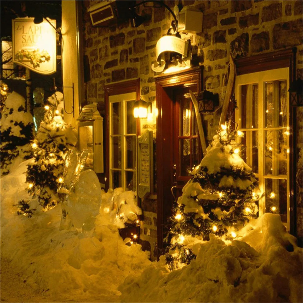 guirlande lumineuse en cuivre pour décoration de fête - vue 5 sur 6