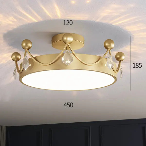 plafonnier minimaliste en cristal design scandinave luxe - vue 7 sur 7