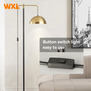 Modern marble LED floor lamp Creative living room, bedroom, study, hotel floor lamp Warm light bedside decorative lamp