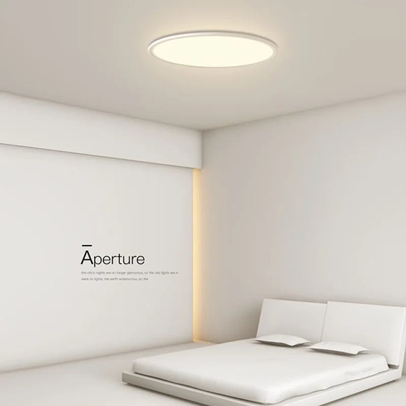 plafonnier led ultra-mince moderne et minimaliste nordique