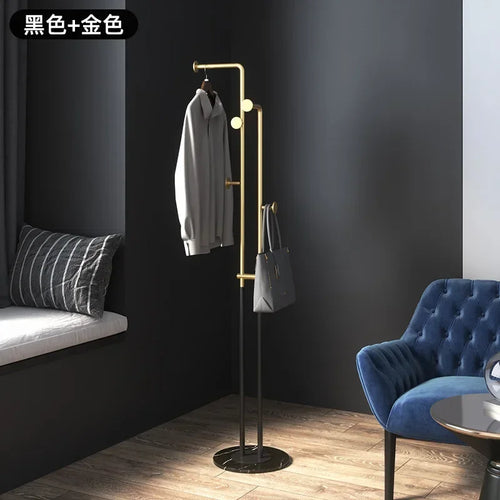 porte-manteau double tube style nordique pour intérieur et extérieur - vue 9 sur 8
