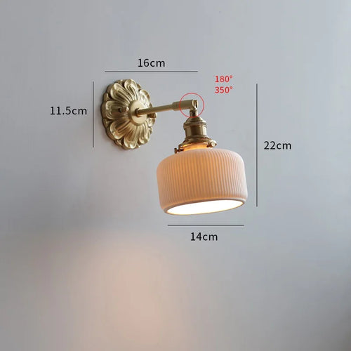 applique led verre gris fumé cuivre moderne intérieur - vue 22 sur 23