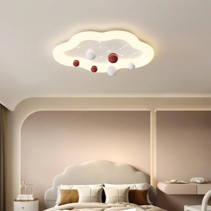 Plafonnier Avion Enfant - Lumière à Spectre Complet, 3 Couleurs, Télécommande, Pour Chambre D'Enfant