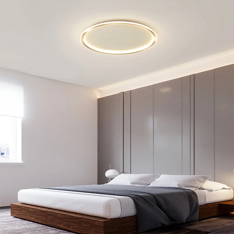 plafonnier led moderne simple variable ronde ou carrée - vue 6 sur 27