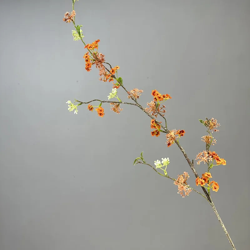décoration de table en fleurs artificielles et saule neige - vue 7 sur 10