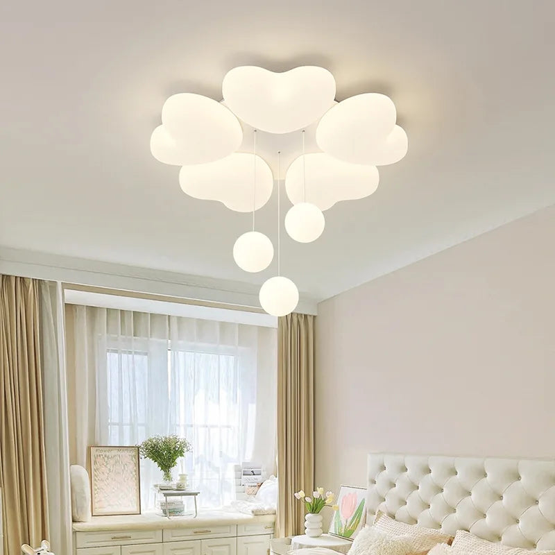 lustre moderne coeur d'amour pour enfants romantique