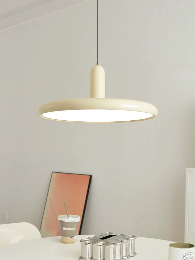 Lustre rétro style ovni vert clair - vue 3 sur 11