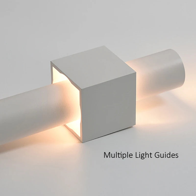 lustre cylindrique créatif pour décoration industrielle élégante