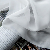 Voilage tulle moderne semi transparent pour salon chambre
