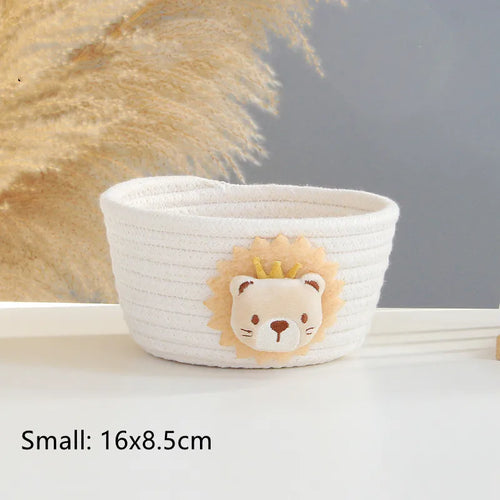 panier de rangement tissé animaux pour jouets et divers objets - vue 20 sur 21