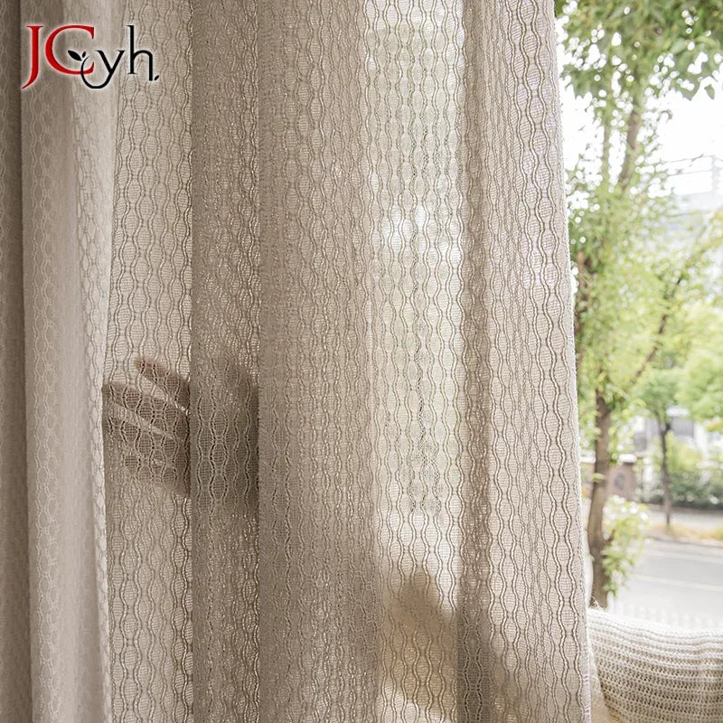 Voilage japonais transparent pour salon ou chambre élégant - vue 4 sur 10