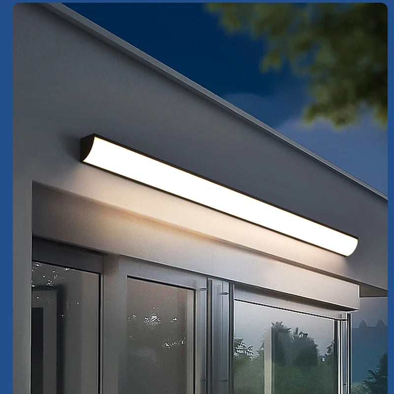Elegant Aluminum Wall Mounted Sconce Lamp with 18W 26W 36W 48W Super Bright Lighting for Porch, Daily Lighting, Yard and Garden - vue 3 sur 10