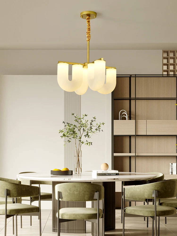 suspension led design nordique en fer pour intérieur moderne - vue 3 sur 10
