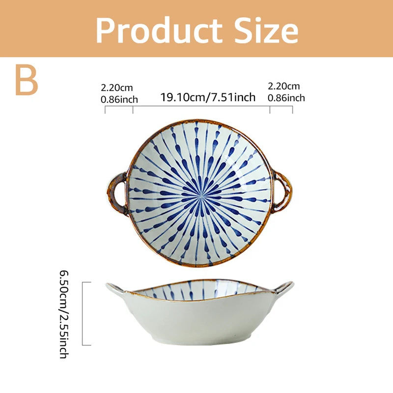 Bol japonais céramique 12 5 cm motif floral