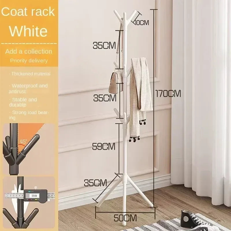 porte-vêtements et chapeaux support vertical en forme de branche - vue 7 sur 7