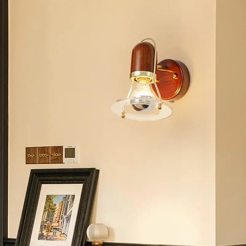 applique murale vintage en bois pour décoration intérieure