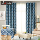 Rideau occultant moderne motifs infinis pour salon chambre