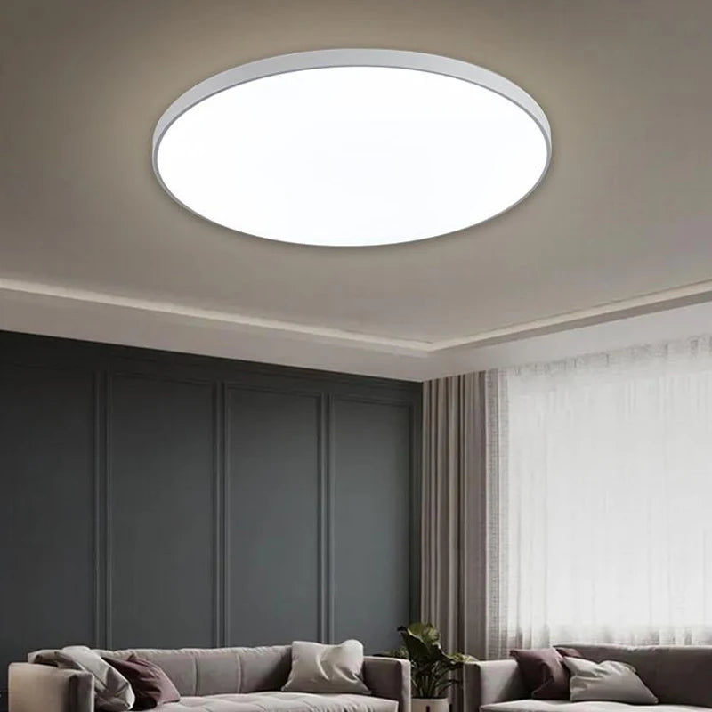 Plafonnier LED lustre de plafond moderne 48W 36W 24W plafonnier lumières pour chambre cuisine salle de bain salle à manger éclairage - vue 3 sur 10