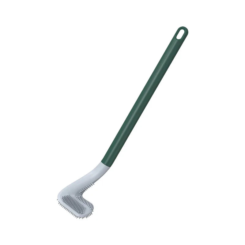 brosses de nettoyage en silicone avec support pour salle de bain